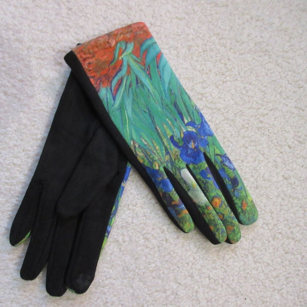 Artful Multi-Colored Women's Touch Gloves - PRICE FIRM PLEASE